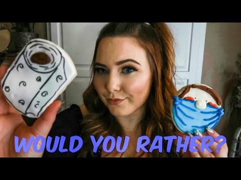 Would you rather? 🤦🏼‍♀️🤷🏼‍♀️ - ASMR - Crunching Sounds & Mouth Sounds (Whispered)
