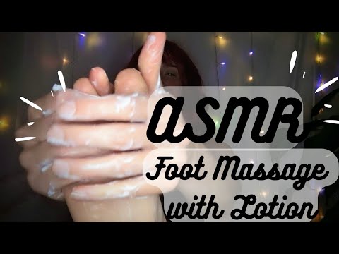 ASMR | Foot Massage With Lotion 💦