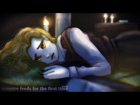ASMR Vampire Feeds On You For Her First Time Roleplay