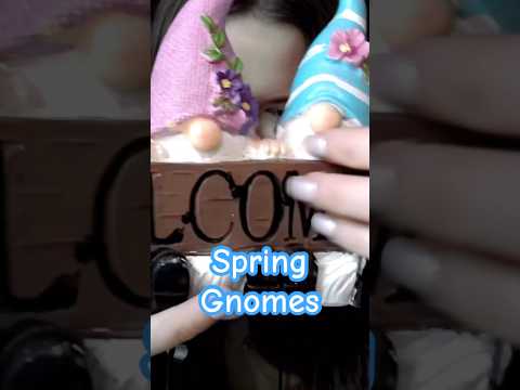 Spring Gnomes 🪴🌸 ASMR #asmr #shorts