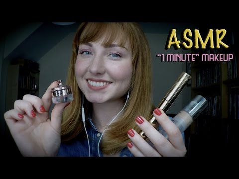 ASMR - Relaxing "1 Minute" Makeup Tutorial Using Only 3 Products!