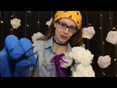 ASMR BINAURAL ROLE PLAY | You're Stuck In The Roses