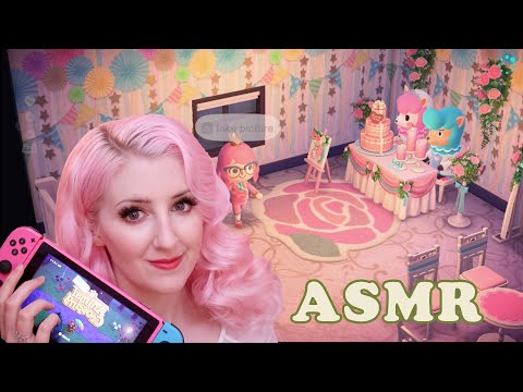 ASMR Let's Play: Reese & Cyrus Wedding Event Animal Crossing (soft spoken)
