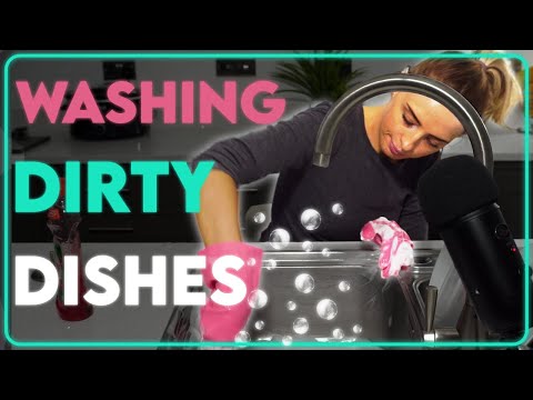 [ASMR] Cleaning Dishes | Washing Dishes | Washing up !!