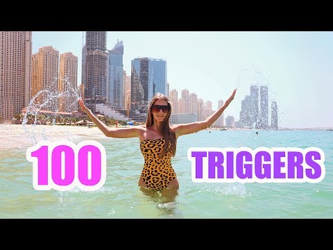 100 TRIGGERS in 10 minutes on the SEA DUBAI | 100 ТРИГГЕРОВ за 10 минут на МОРЕ