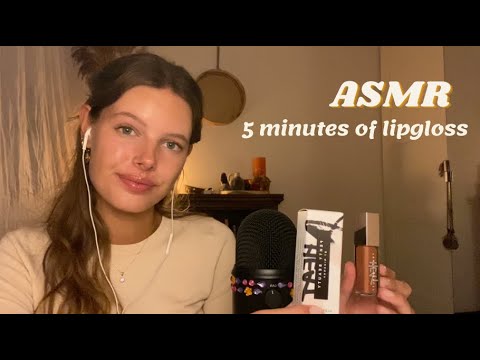 ASMR 5 minutes 1 item! (lipgloss pumping, fast tapping, whispering)