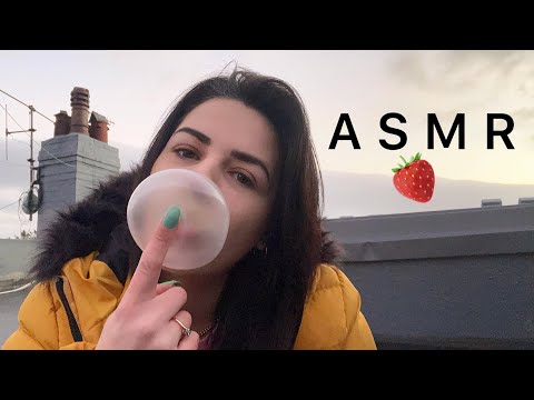 ASMR | Smoking & Intense Bubblegum Blowing, Popping & Chewing! ~Mini Mic~