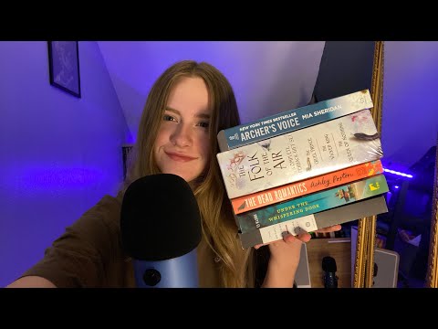 ASMR Book Haul 📚 (tapping, page turning)