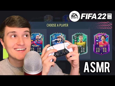 ASMR Gaming | FIFA 22 FUT Draft (whispering & controller sounds) My Best Draft So Far