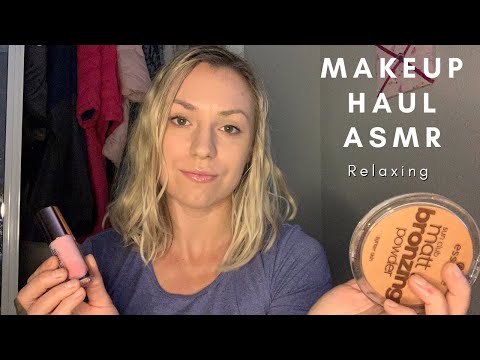 Relaxing and fun makeup haul ASMR | Whisper Ramble ASMR | Cosy Cabin ASMR