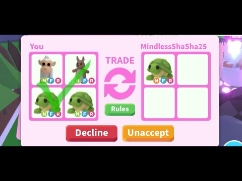 Trading in roblox adopt me (my inventory has changed so much)