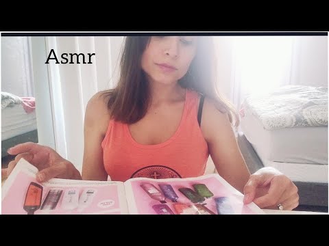 ASMR: Page turning and rambling (soft spoken)