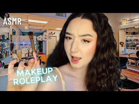 ASMR FAST & CHAOTIC Makeup Artist Roleplay