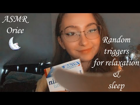 ASMR | Random triggers (some german and romanian reading too) 💞