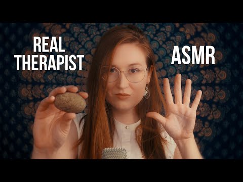 ASMR for Anxiety with REAL Therapist! Grounding Techniques Edition