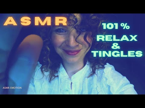 Curly Close Up HAND MOVEMENTS & Face Touching on a Rainy Night [ASMR] 101% Tingles - Relax & Sleep