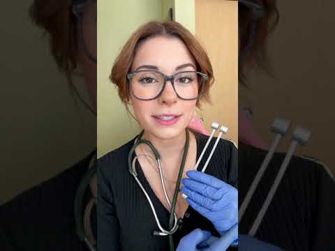 ASMR FAST Ear Exam & Hearing Test #shorts medical examination, cranial, ear cleaning Doctor RP