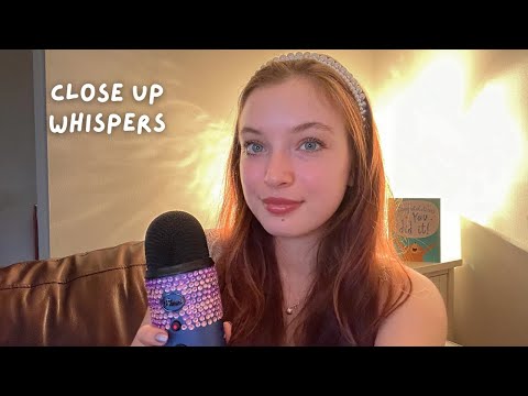 ASMR whisper ramble (life update, new channel?? updates & more)