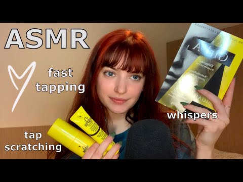 ASMR ~ Fast Tapping on Christmas Presents! (+ whispers, tap scratching)