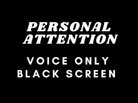 ASMR - INTENSE SOFT SPOKEN FOR PERSONAL ATTENTION | SLEEP AID, RELAX, CALMING VOICE BLACK SCREEN