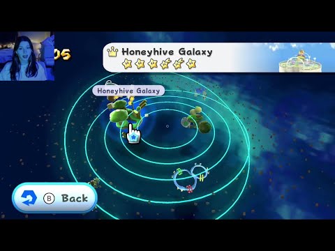 ASMR playing Super Mario Galaxy 🌌 cozy gaming & whispers ☁️ honeyhive galaxy ~