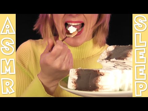 ASMR ice cream eating 🍨 | vienetta vanilla with chocolate layers