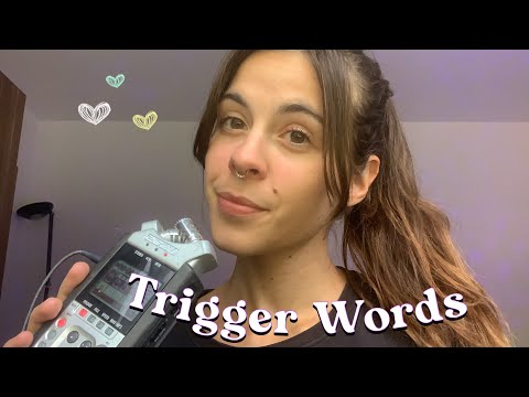 ASMR 30 Minutes Of Extremely Tingly Trigger Words  for sleep & relaxation 💗 *your faves*