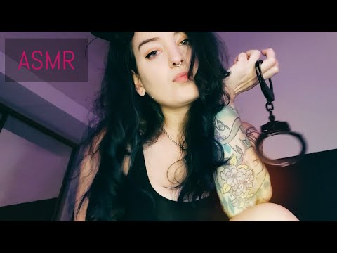 ASMR POV: You're Handcuffed & Sat On For Barging In On My Girls Night | Roleplay