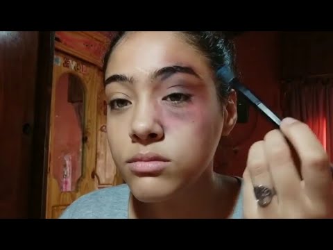 ASMR MAQUILLAJE SUSURRADO(moretón)