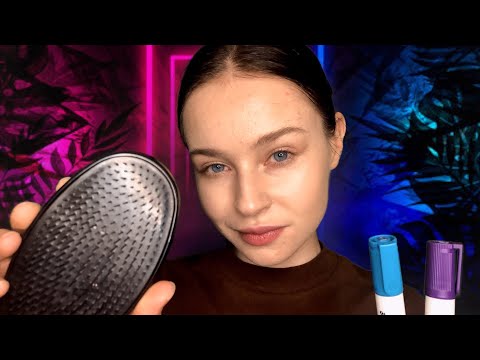ASMR Slow Triggers To Fall Asleep Fast💤 | Plucking, Focus On Me, Hair Brushing, Face Tracing