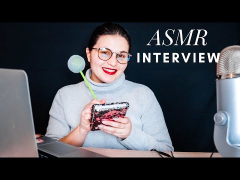 ASMR FRANÇAIS│ROLEPLAY : L'INTERVIEW ASMR (pour devenir asmr artiste 🎤)  (+ Bruit de Clavier)