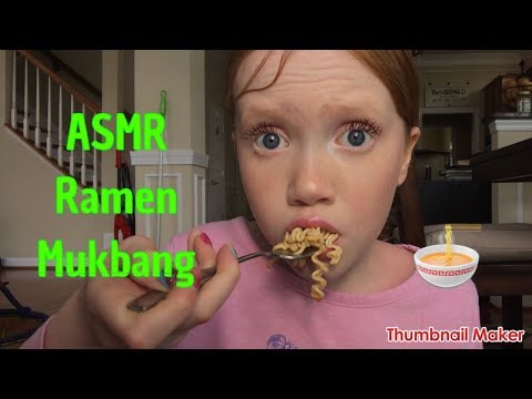 ASMR~Ramen Mukbang ( Loud Sounds )