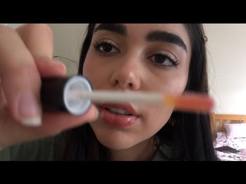 ASMR Doing Your Makeup | Roleplay | mouth sounds, tapping, fast and aggressive-ish