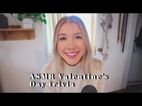 ASMR valentine's day trivia