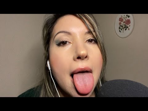 ASMR | Compilation of Mouth Sounds (Spit Painting, Gum Chewing, Besos, etc) | Sonidos de Boca