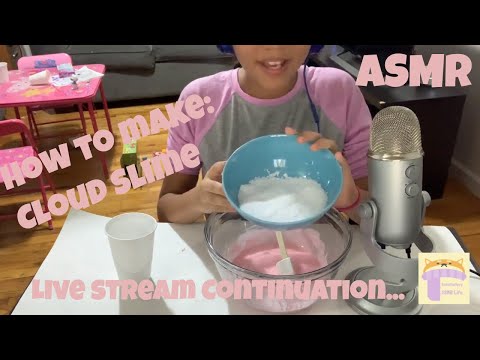How To Make: Cloud Slime | 400 Special Livestream Continued