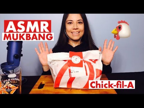 ASMR MUKBANG | Chick-fil-A featuring *NSYNC (No Talking) Eating/Chewing Sounds