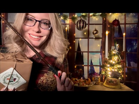You Spend Christmas Eve at Hogwarts 🎄ASMR