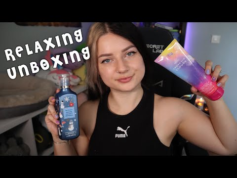 [ASMR] Relaxing Unboxing Bath & Bodyworks | Product Tapping, Whispering, Cozy