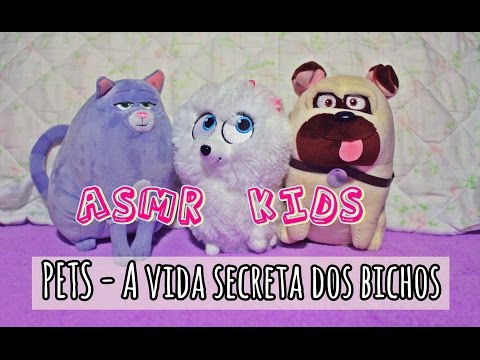 ASMR Kids: Pets a vida secreta dos bichos (Vídeo para dar SONINHO e RELAXAR)