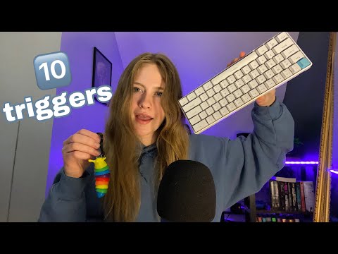ASMR 10 triggers in 10 minutes