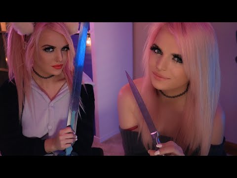 [ASMR] PSYCHO TWINS Inspect & Take Care of YOU | Girlfriend Role Play