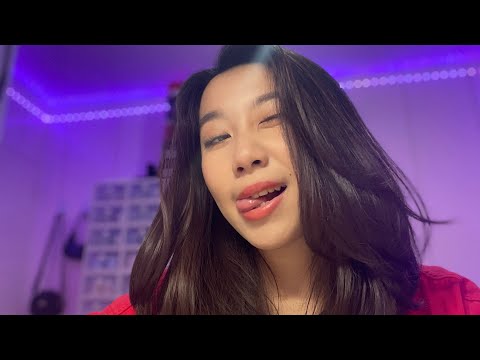 Far away to close up lens licking and intense mouth sounds 💦👅 | ASMR
