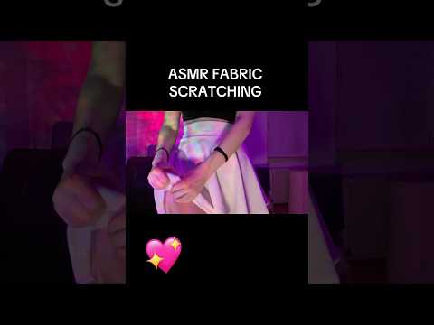 ASMR Fabric Scratching 💙 #fabricscratching #asmr