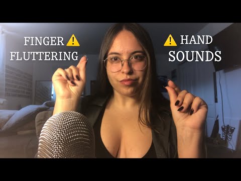 SUPER Fast and Aggressive ⚠️  Finger Fluttering and Hand Sounds (no talking)