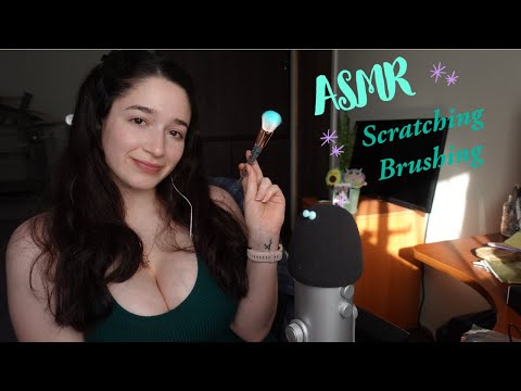 ASMR | YOUR BRAIN WON'T BE THE SAME (Mic  Brushing & Scratching) | BACKGROUND NOISE