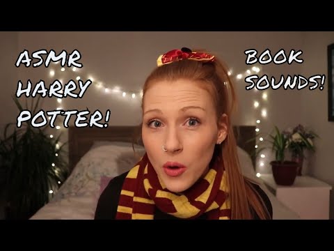 Book Sounds ASMR, Page Turning, ASMR Harry Potter, Gentle Whispers, Relaxation Videos, Good Vibes!