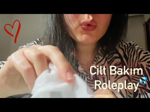 Cilt Bakım Roleplay | Mouth Sounds | Spit Painting | Türkçe Asmr #türkçeasmr