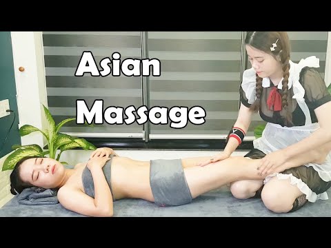 [ASMR ASIAN MASSAGE][No-ad]  Her massage will help you sleep.