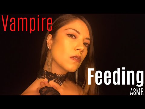 ASMR Offering My Blood to You 🧛 (Vampire Feeding Role Play, Mouth Sounds, Body Tracing, Soft Spoken)